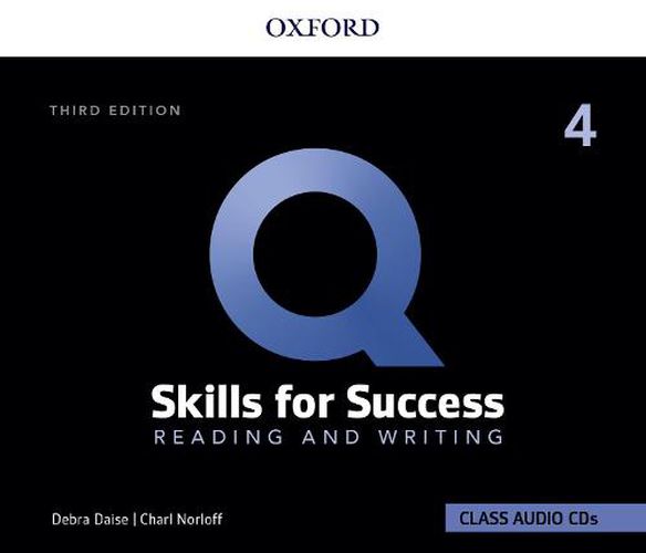 Cover image for Q: Skills for Success: Level 4: Reading and Writing Audio CDs