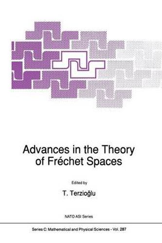 Cover image for Advances in the Theory of Frechet Spaces