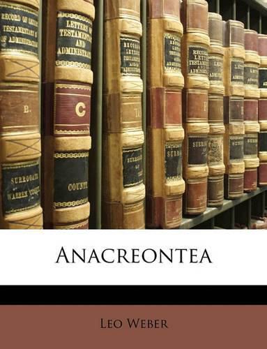 Cover image for Anacreontea