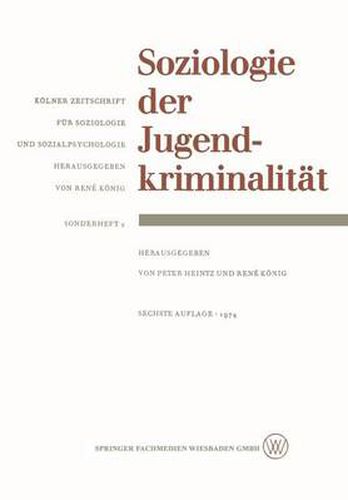 Soziologie Der Jugendkriminalitat