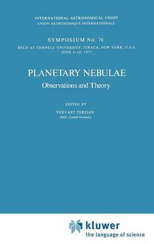 Cover image for Planetary Nebulae: Observations and Theory