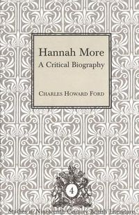 Cover image for Hannah More: A Critical Biography