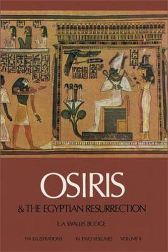 Cover image for Osiris and the Egyptian Resurrection: v. 2