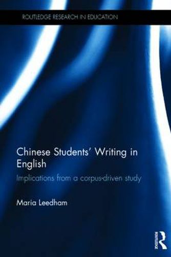 Cover image for Chinese Students' Writing in English: Implications from a corpus-driven study