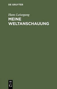 Cover image for Meine Weltanschauung