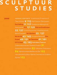 Cover image for Sculptuur Studies 2006