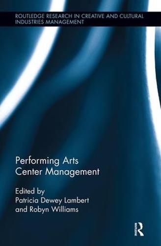 Cover image for Performing Arts Center Management