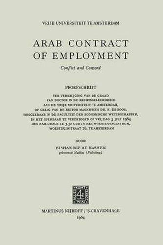 Cover image for Arab Contract of Employment