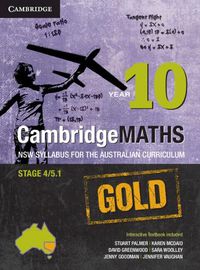 Cover image for Cambridge Mathematics GOLD NSW Syllabus for the Australian Curriculum Year 10
