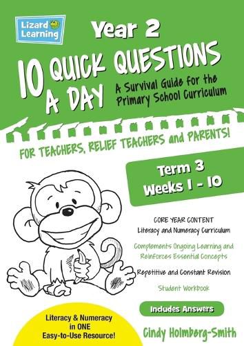 Cover image for 10 Quick Questions A Day Year 2 Term 3