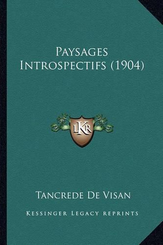 Cover image for Paysages Introspectifs (1904)