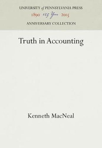 Cover image for Truth in Accounting