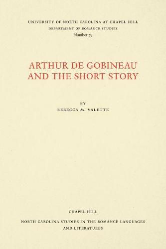 Arthur de Gobineau and the Short Story