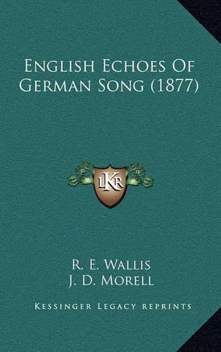 English Echoes of German Song (1877)