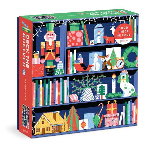 Cover image for Deck the Shelves 1000 Piece Puzzle in a Square Box
