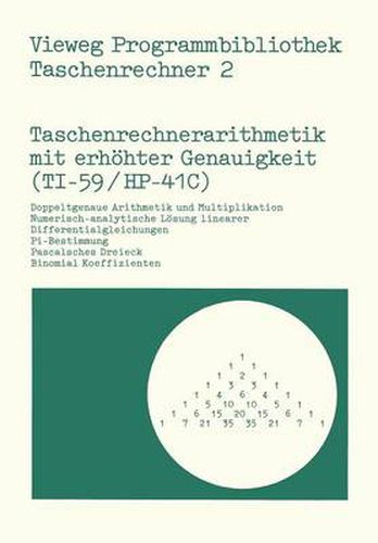 Cover image for Taschenrechnerarithmetik Mit Erhoehter Genauigkeit (Ti-59/Hp-41c)