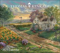 Cover image for Thomas Kinkade Studios 2025 Deluxe Wall Calendar