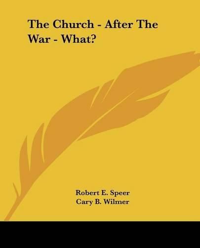 Cover image for The Church - After the War - What?