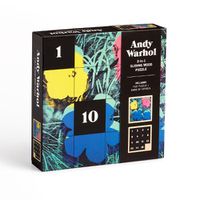 Cover image for Andy Warhol Flowers 2-in-1 Sliding Wood Puzzle