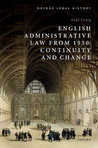 Cover image for English Administrative Law from 1550