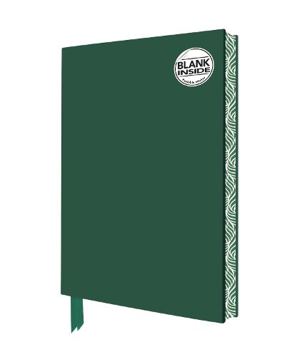 Cover image for Racing Green Blank Artisan Notebook (Flame Tree Journals)