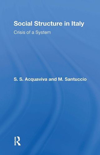 Cover image for Social Structure In Italy