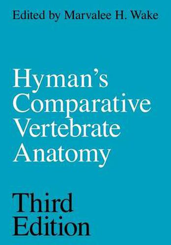 Cover image for Hyman's Comparative Vertebrate Anatomy