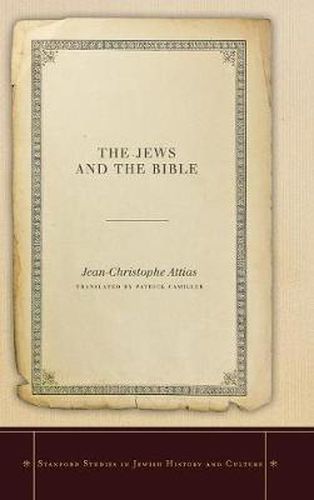 Cover image for The Jews and the Bible