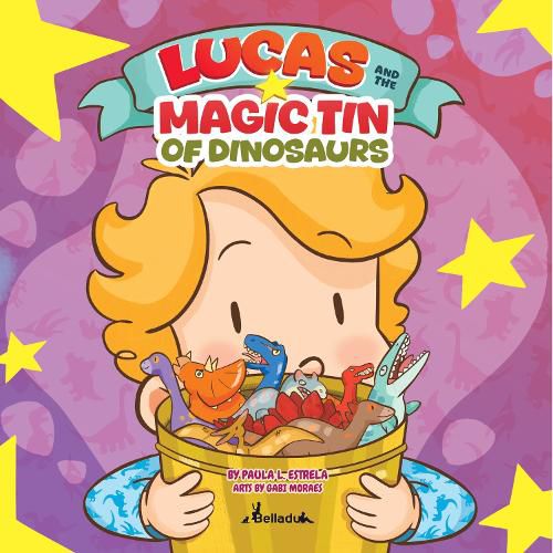 Cover image for Lucas and the Magic Tin of Dinosaurs