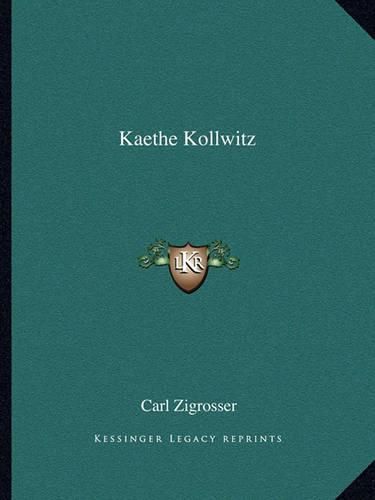 Cover image for Kaethe Kollwitz