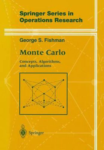 Cover image for Monte Carlo: Concepts, Algorithms, and Applications
