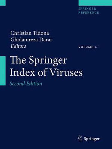 Cover image for The Springer Index of Viruses