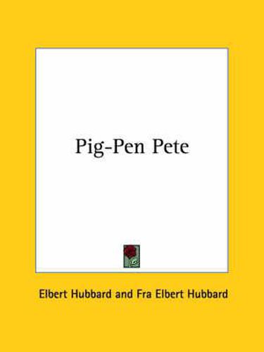 Cover image for Pig-Pen Pete