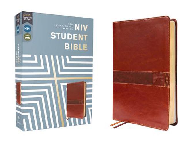 Cover image for NIV, Student Bible, Leathersoft, Brown, Comfort Print