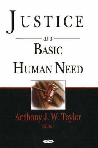 Justice as a Basic Human Need