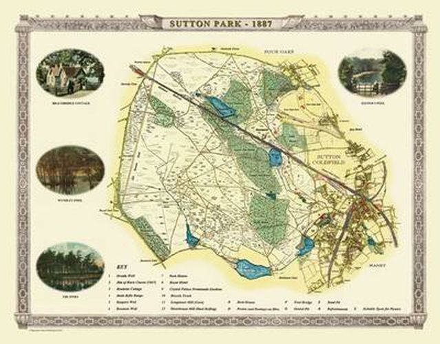 Cover image for Print of Map of Sutton Park 1887