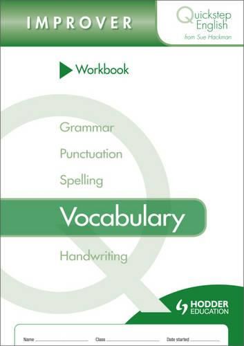 Cover image for Quickstep English Workbook Vocabulary Improver Stage