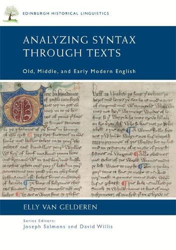 Cover image for Analyzing Syntax Through Texts: Old, Middle, and Early Modern English