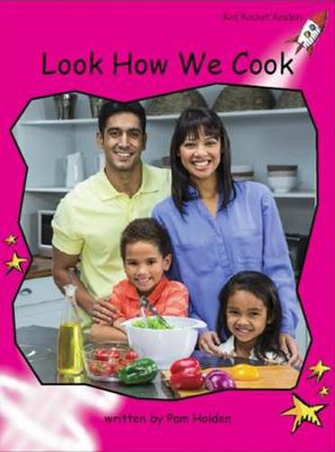 Cover image for Red Rocket Readers: Emergent Non-Fiction Set B: Look How We Cook (Reading Level 2/F&P Level B)