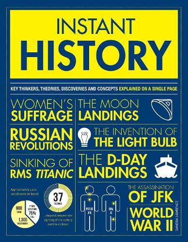 Instant History: Key thinkers, theories, discoveries and concepts explained on a single page