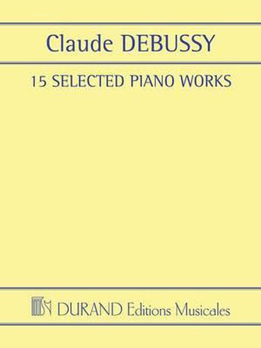 Cover image for 15 Selected Piano Works
