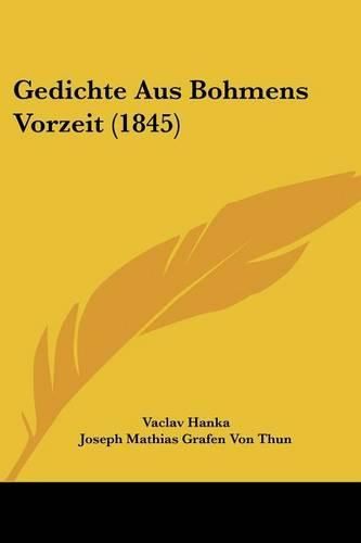 Cover image for Gedichte Aus Bohmens Vorzeit (1845)