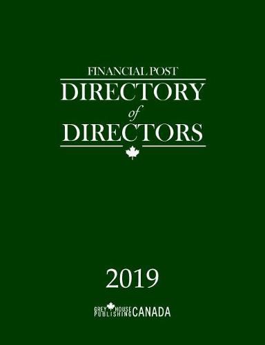 Financial Post Directory of Directors 2019