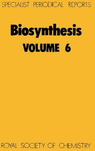 Cover image for Biosynthesis: Volume 6