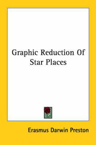Cover image for Graphic Reduction of Star Places