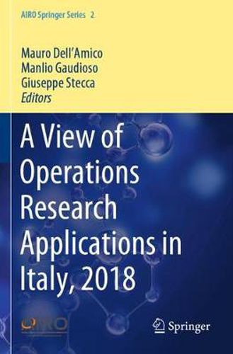 Cover image for A View of Operations Research Applications in Italy, 2018