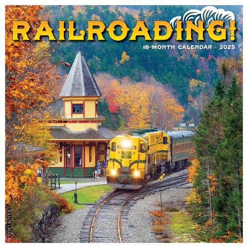 Cover image for Railroading 2026 12 X 12 Wall Calendar