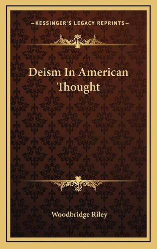 Cover image for Deism in American Thought