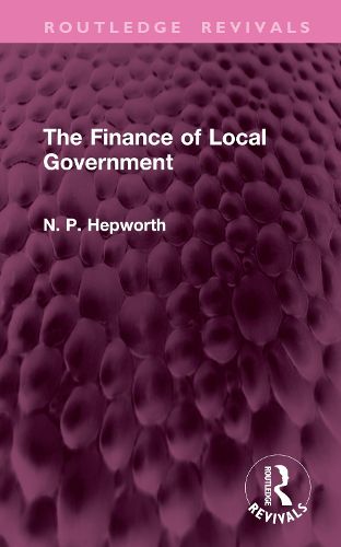 The Finance of Local Government