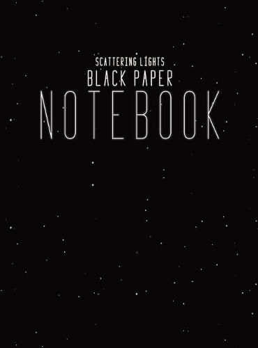 Cover image for Black Paper Notebook Black Lined Paper: Hardcover Lined Notebook With Black Paper Sheet Pages, 8.5x11 Simple Minimalism Journal For Writing Paper